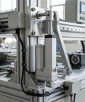 Close-up of 12 To 24 Volt Electric Linear Actuator on machinery, showcasing aluminum build for hassle-free home automation.