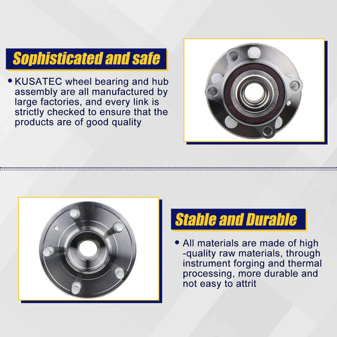 512460 Beefed-Up Front And Rear Wheel Bearing Hub Assembly For Ford Explorer 2011-2018 visual with close-ups