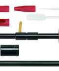 Rapid Deluxe Bore Guide Kit With Four Muzzle Guides for Easy Gun Cleaning components displayed.