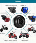 Compatibility chart for 30 Series Torque Converter Driver Clutch Kit for Predator 212cc, Coleman mini bikes, and Baja Warrior go-karts.