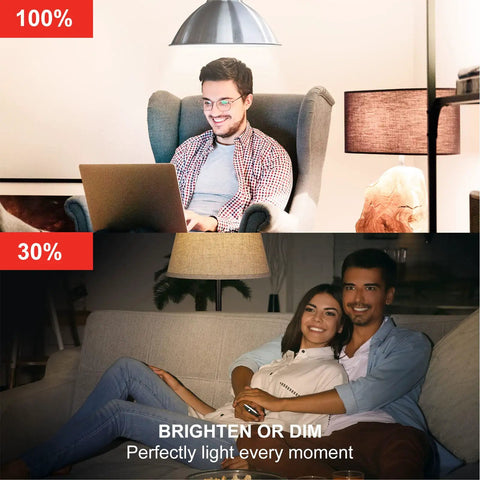 Alexa Enabled Smart LED Bulbs Bundle With Hub 2700K Soft White A19 Dimmable 800 Lumens 60W Equivalent E26 Base Includes 1 Smart Hub And 2 LED Bulbs Perfect For Home Automation And Voice Control No Fuss Setup