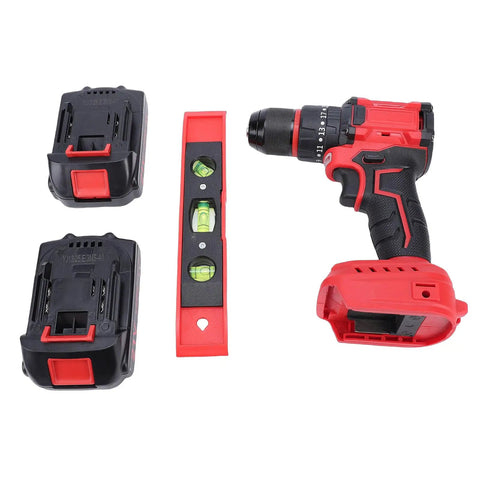 Reliable Cordless Drill Featuring A Brushless Motor And Twin Batteries For No Sweat Drilling 25 Plus One Torque Settings At 1500 RPM and two batteries.