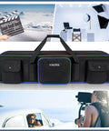 Beefed Up Heavy Duty Tripod Carrying Case Bag 50.5 Inch Long Waterproof Nylon Gear Case with accessories and user scenarios