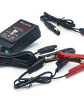Automatic Trickle Battery Charger For 6V And 12V Batteries Hella Reliable 1250Ma Smart Maintainer with cables and clips