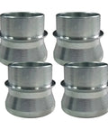 Seven Eighths Inch To Three Quarters Inch Heim Joint High Misalignment Spacer Set For Rod End Bearings Four Pack Heavy Duty Galvanized Steel Built Tough For Off Road Suspension And Linkage, 4 spacers
