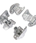 4 Piece Door Hinge Set For Classic 1971-1974 Dodge Charger Coronet Plymouth GTX Road Runner Satellite Hinges Silver Finish