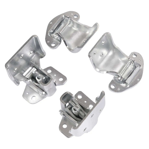 4 Piece Door Hinge Set For Classic 1971-1974 Dodge Charger Coronet Plymouth GTX Road Runner Satellite Hinges Silver Finish