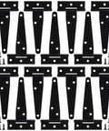 14 Pack 4 Inch T Hinge Heavy Duty Shed Door Hinges Gate Strap Black Tee Hinge displayed with screws