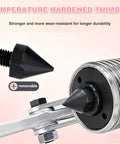 Rock Solid Heavy Duty Hydraulic Gear Puller 5 Ton For Bearings With 3 Jaw Hub Separation Kit On Trains Trucks And Machinery Made From Premium Steel Built To Do Heavy Lifting On Rough Jobsites Zero Issues Or Breakage Ever removable tempered thimble