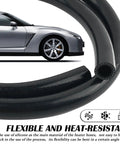 Rugged Five Foot Five Eighth Inch Silicone Car Heater Hose With Ten Clamps ID 16Mm OD 24Mm Coolant Hose near car