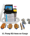 CNC Automatic Lubrication Pump System Kit With 1L Reservoir, Dual Voltage AC110V AC220V, 6mm Tubing, Electric Grease Pump