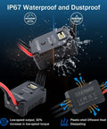 IP67 waterproof and dustproof 3500KV Outrunner Brushless Motor With 25A ESC For RC Crawlers One Eighteenth And One Twenty Fourth Scale