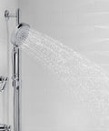 Multi Function Handheld Showerhead With Three Spray Settings For Full Coverage Massage And Silk Spray, 2.5 GPM Flow in use