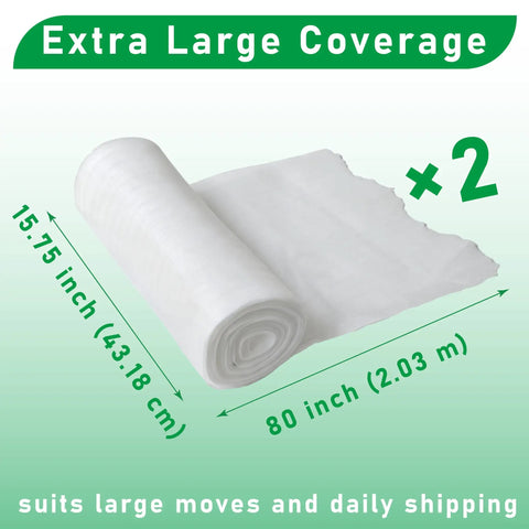 15.75 Inch By 160 Foot Foam Roll For Packing And Moving, Cushion Wrap For Fragile Glassware And Dishes, Protective