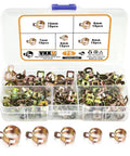 Grab This Awesome 75 Piece Manganese Steel Hose Clamp Set For Pipes And Cars With Adjustable Sizes From 6 To 10mm Perfect Low Pressure Clamping Solution. 75-piece hose clamp set in organizer, 6-10mm, manganese steel for pipes and cars