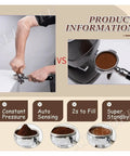 Comparison of Manual vs Automatic Electric Coffee Tamper For 58mm Portafilter Adjustable Espresso Presser Machine.