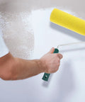 Texture Pattern Paint Roller Sponge Brush For Walls Ceilings And Home Painting Is A Total Gamechanger in use on a wall.