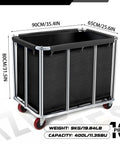 Heavy Duty 400L Rolling Laundry Cart With Steel Frame And Oxford Cloth For Home And Hotel Use Industrial Laundry Cart On Wheels