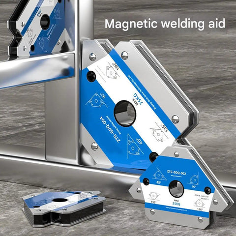 Heavy Duty Welding Clamp With Mighty 75kg Magnetic Strength And Rivet Reinforced Frame for precise steel alignment