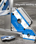Heavy Duty Reinforced Welding Clamp With Stable Design For Easy On Site Operations And Precision Multi Angle Adjustment To Save Time During Metal Repair Projects While Ensuring Secure Handed Positioning, featuring magnetic welding aids.