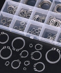 External Circlip Snap Ring Assortment Kit 150 Pieces 304 Stainless Steel 4mm To 28mm Rust Resistant Pro Grade Heavy Duty Ring Clips