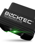 Blocktec Telematics Lite device similar to 410 Bluetooth OBD2 Scanner For iPhone And Android No Sub Fee OBDII Car Code Reader.