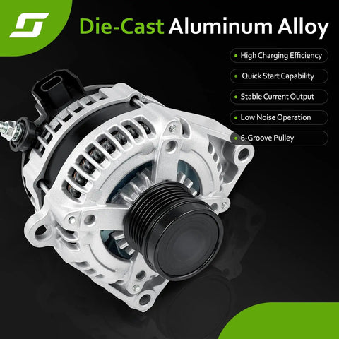 Premium Drop In Alternator For 2014 2019 Chevy Silverado 1500 2500 3500 Suburban Tahoe Yukon And GMC Sierra and Express