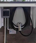 Heavy Duty Universal EV Charger Cover Built Like A Tank With Flip Up Lid Weatherproof Rain Snow UV Shield For Electric Vehicle Wall Mount Protector Shields Your Ride From Frostbite on wall-mounted charger.