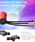 4800KV Brushless Motor 4 Pole 12 Slot Hi Torque Sensorless Drive With 25A ESC for 1 16 and 1 18 RC Cars and Trucks