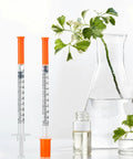 One Milliliter 29 Gauge Lab Syringe With Cap 13 Millimeter U100 Disposable Medical Syringe Pack Of 20 for plant grafting and dosing