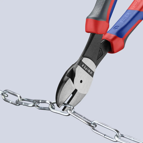 High Leverage Diagonal Cutters With Comfort Handles And Tethered Tool System, Multi-Component 7402200 cutting metal chain