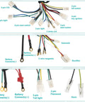 All In One ATV Wiring Harness Kit For 50cc 70cc 90cc 110cc 125cc Quads And Go Karts With 6 Pole Stator CDI Spark Plug Relay details