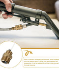 Straight Up Rotatable Air Blower Hose And Plastic Extension Tube Quick Connect Air Compressor Adapter for vehicle cleaning use.