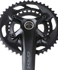 GRX FC RX600 11 Speed Crankset With 172.5mm Arms 46T And 30T Chainrings 110 80 BCD Hollowtech II Spindle Interface Aluminum Black Finish