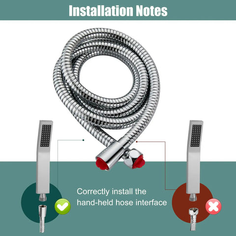 Installation guide for Dope Polished Chrome Exposed Shower System With 8 Inch Square Rainfall Shower Head And Hand Sprayer