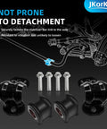 Front Stabilizer Bar And Sway Bar Link Kit For Ram 1500 2009 2010 2011 2012 2013 2014 2015 2016 2017 2018 2019 2020 2021 2022 Classic Dodge Ram Replacement 55398938AC black sway bar bushings and bolts