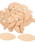 100Pcs Wood Joining Biscuits Set For Rock Solid Furniture Joints Hardwood Joiner Accessories visible in light yellow color