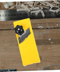 Heavy Duty Abs Edge Trimming Jig For Woodworking Shop Real Deal Hand Planer And Chamfer Attachment To Knock Out Messy Banding Seams With Flawless Millwork Finishes Built To Damn Well Last, top view showing ABS material and black knob.