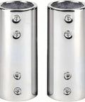 316 Stainless Steel Straight Pipe Fittings Connectors For Tubes And Pipes Boat Hardware 2 Pack Durable Easy Install Available