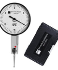 Dial Test Indicator With 0 To 0.030 Inches Range, 0.0005 Inches Graduation, Precise Accuracy For Shaft Alignment And Fine Measurements, Industrial Grade Gauge For Machinists And Shop Floor Pros, with case