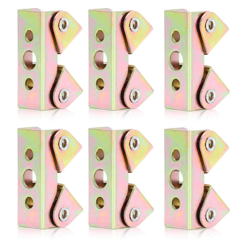 Six Piece Magnetic V Type Welding Clamp Set in Stainless Steel With Adjustable Fixing For Stable Positioning And Quick Hands Free Alignment