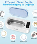 47000Hz Ultrasonic Jewelry Cleaning Machine For Rings Glasses Dentures And Watch Straps In A 304 Stainless Steel Tank with usage examples