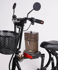 Heavy Duty Outdoor Ev Charger Socket Case Weatherproof Plug Protector Built Tough Rain Shield Box With Smart Thermal Cooling on e-bike seat.