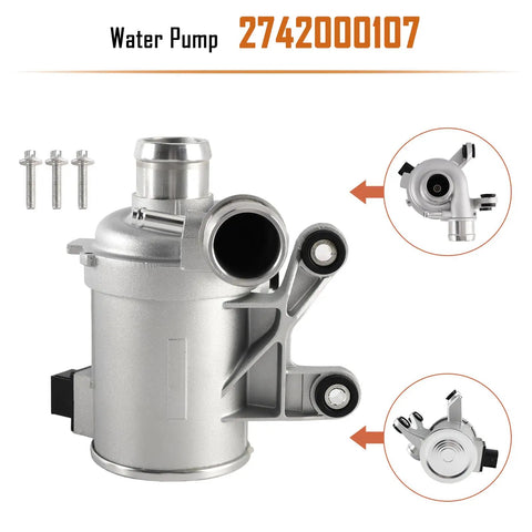 Coolant Water Pump For Mercedes Benz C Class E Class Glc Sl Slk Electric Cooling System Replacement With Premium Quality And Reliability To Ensure Optimal Engine Temperature Control And Smooth Performance