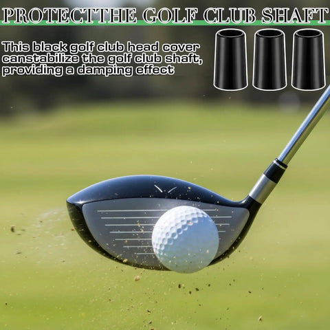 30 Piece Black Golf Tapered Ferrules Set For Golf Club Shafts 0.370 Inner Diameter With 0.75 0.78 0.86 Height Options All In One Kit