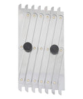 No Sweat Equidistant Measuring Tool For Dialing In Evenly Spaced Marks Smooth Sliding Measure 3.3 To 28 Inches, stainless steel design