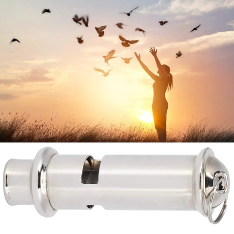 Stainless Steel Pigeon Training Whistle With Lanyard Portable Bird Whistle Crazy Loud Ultrasonic Tone For Homing Pigeons And Young Pigeons