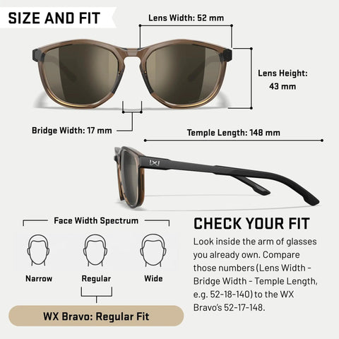 Top Shelf Shatterproof Sunglasses And Work Safety Shades Featuring Premium Polarized Grey Lenses For Men And Women Encased In A Dope Gloss Tortoise Build Packing Serious Uv Defense size and fit dimensions including lens width and bridge.