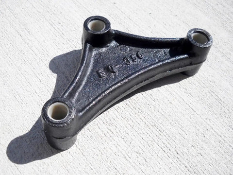 Tandem Axle Trailer Suspension Rebuild Kit With Eye-To-Eye Leaf Springs And 6 Inch Equalizers component on concrete