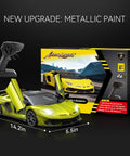 Lamborghini Officially Licensed Remote Control Car With Realistic Lambo Design For Boys And Girls, 1 to 14 scale, green